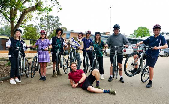 Swifts students take on Great Victorian Bike Ride